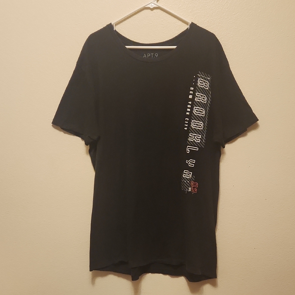 Apt. 9 Black Brooklyn New York Graphic Tee Men's Size XXL - Picture 9 of 9